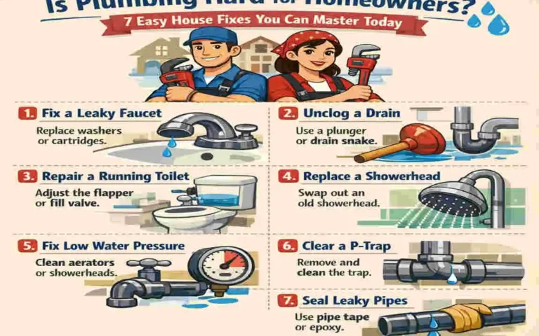 Is Plumbing Hard for Homeowners? 7 Easy House Fixes You Can Master Today
