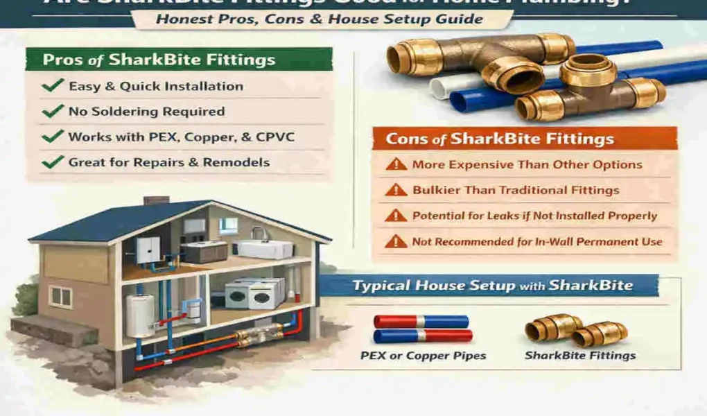Are SharkBite Fittings Good for Home Plumbing? Honest Pros, Cons & House Setup Guide