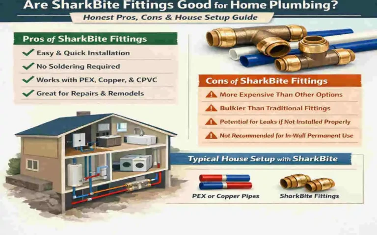 Are SharkBite Fittings Good for Home Plumbing? Honest Pros, Cons & House Setup Guide