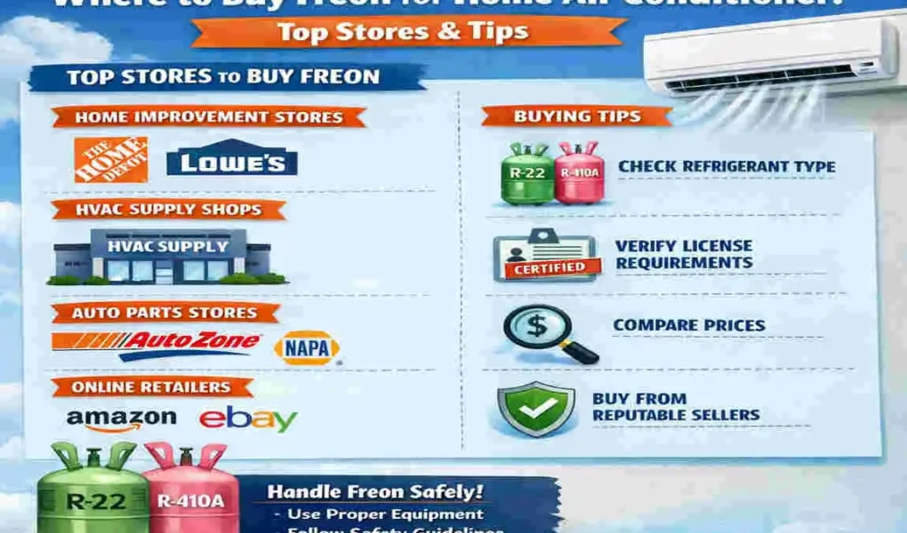 Where to Buy Freon for Home Air Conditioner: Top Stores & Tips