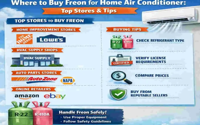 Where to Buy Freon for Home Air Conditioner: Top Stores & Tips