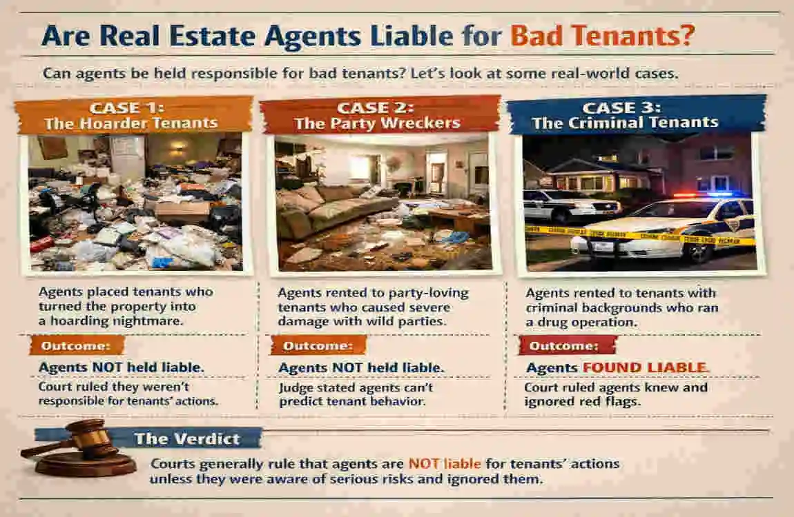 Real Estate Agents Liable for Bad Tenants? Laws, Risks & How to Protect Your Rental Investment