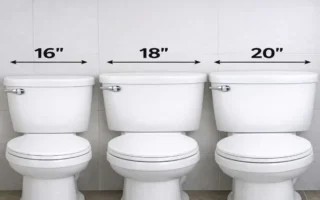 how wide is a toilet tank
