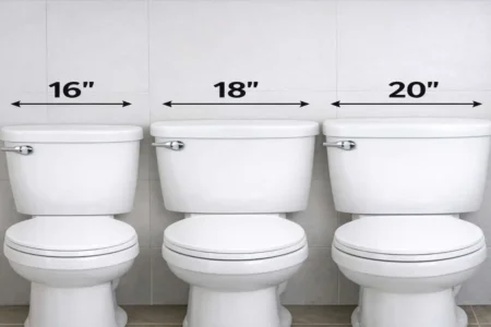 how wide is a toilet tank