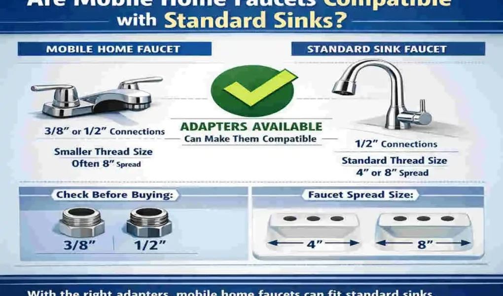 are mobile home faucets different