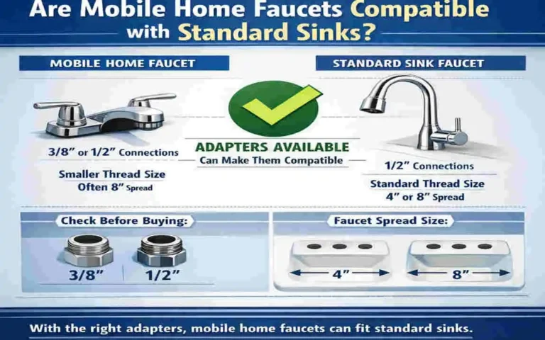are mobile home faucets different
