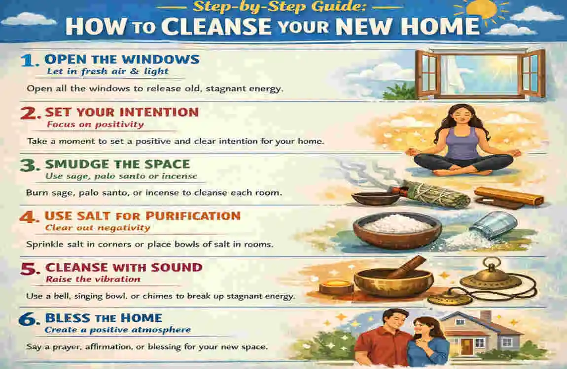 how to cleanse your new home