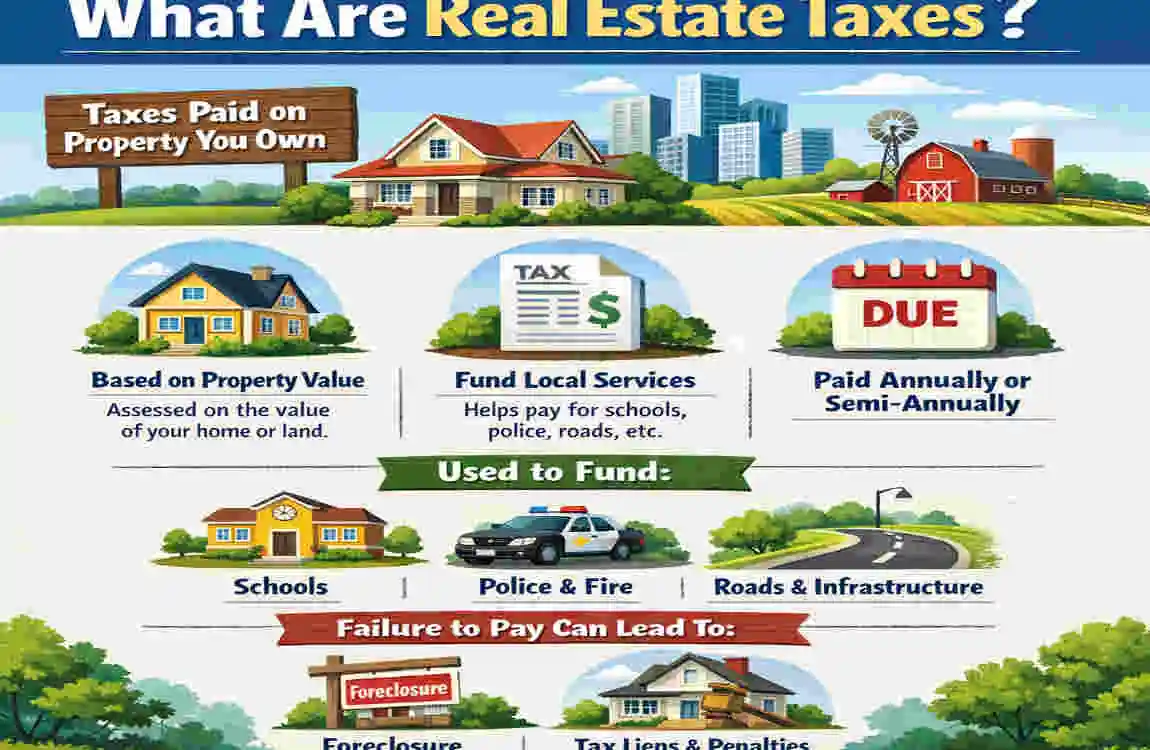 are real estate taxes and property taxes the same