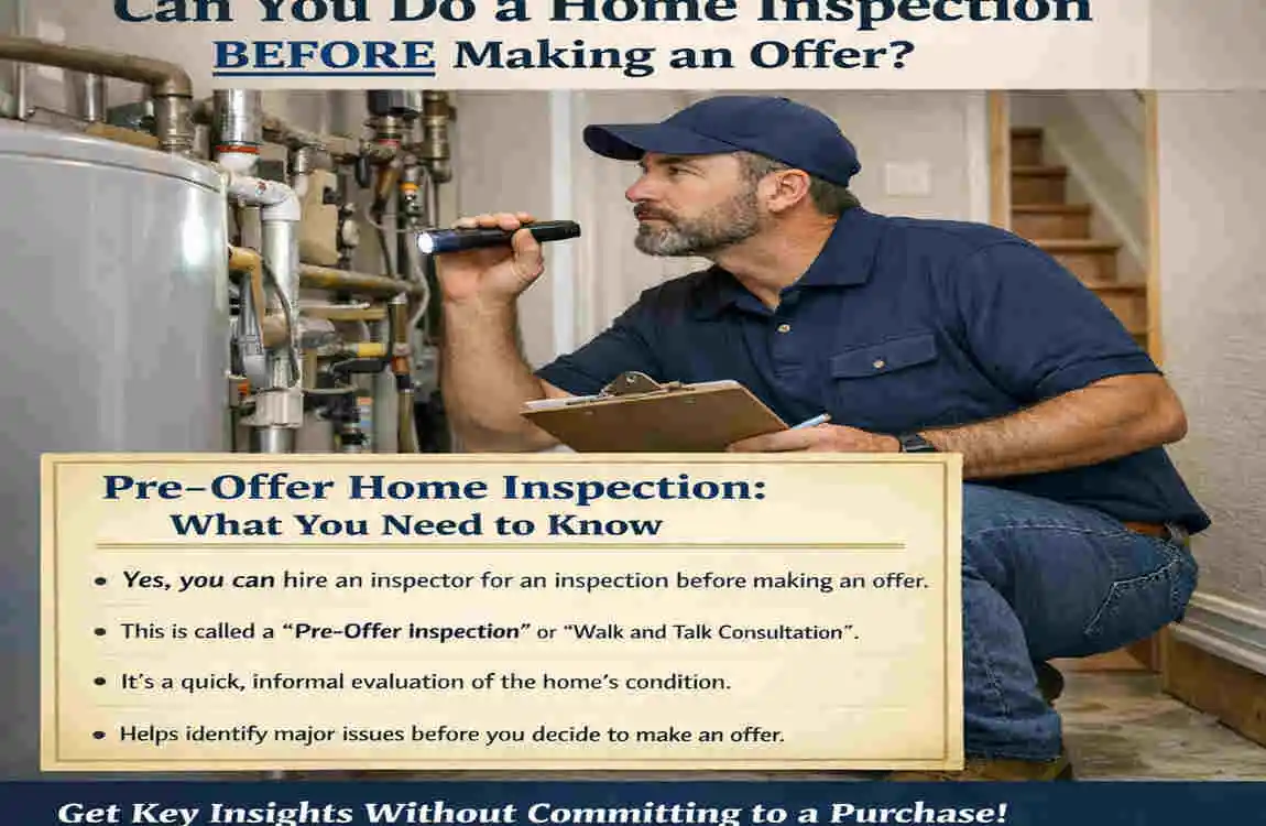 can you do a home inspection before making an offer
