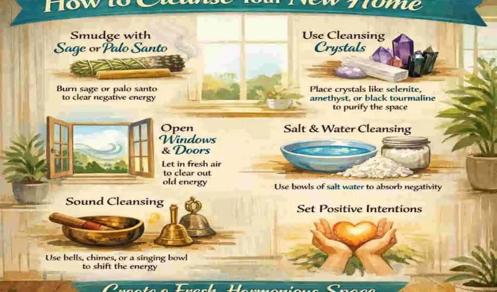 how to cleanse your new home
