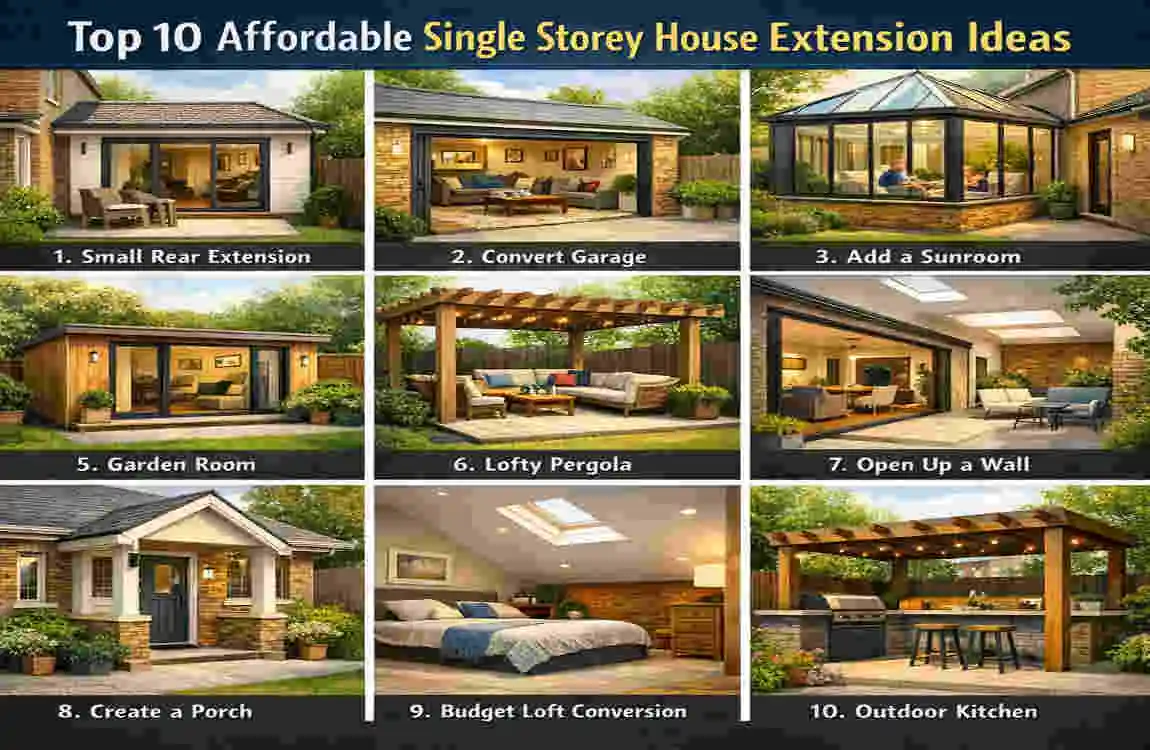 single storey house extension