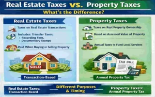 are real estate taxes and property taxes the same