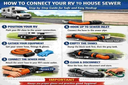 how to connect rv to house sewer