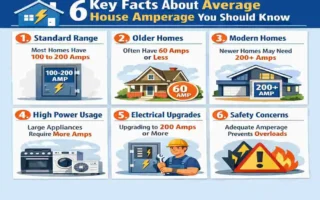 what is the average amperage of a house