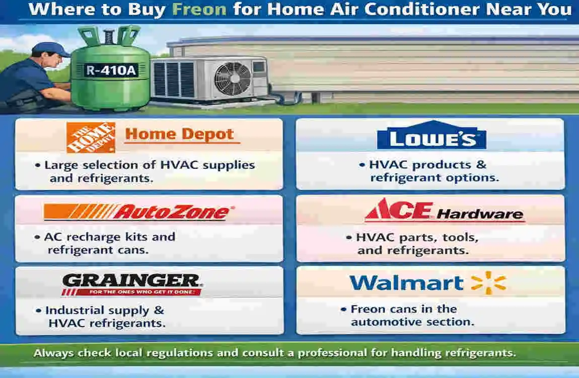 Where to Buy Freon for Home Air Conditioner: Top Stores & Tips