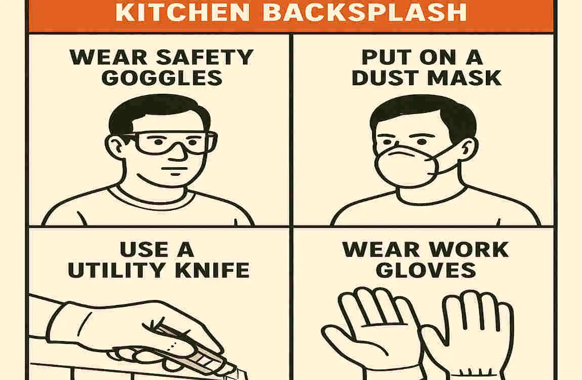 how to remove backsplash from kitchen