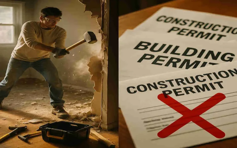 Removing a Wall in Your House Without a Permit: What You Need to Know
