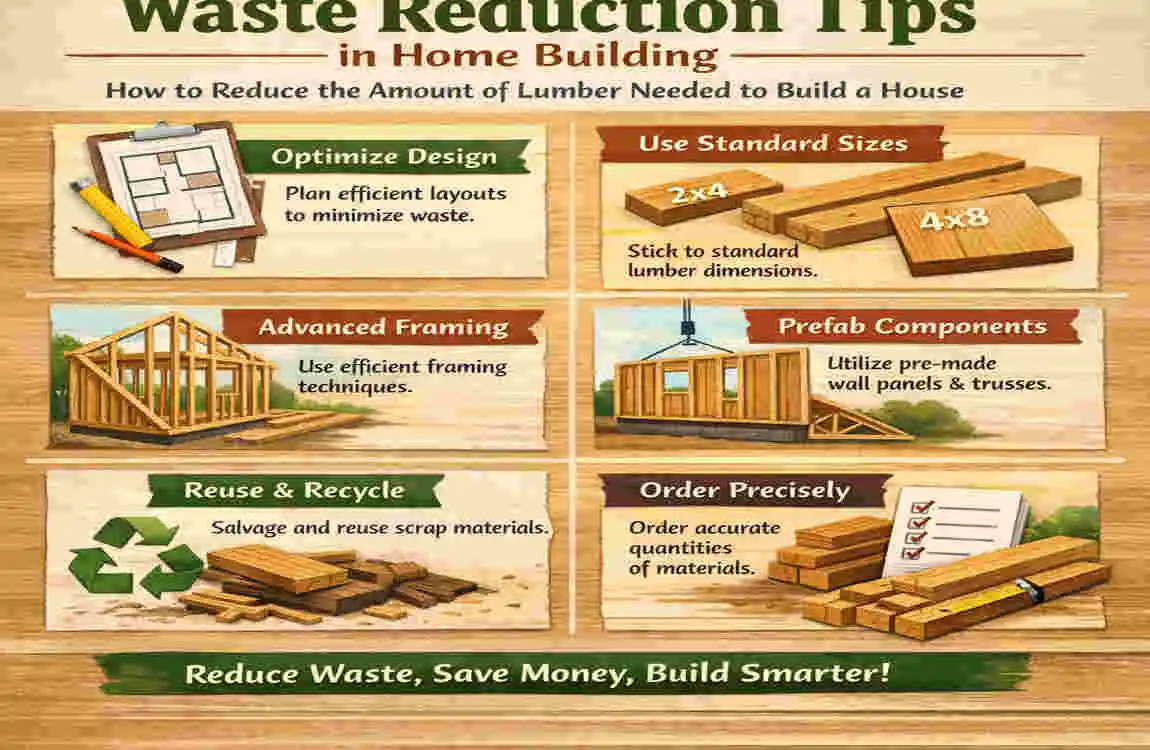 how much lumber is needed to build a house