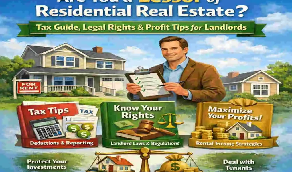 are you a lessor of residential real estate