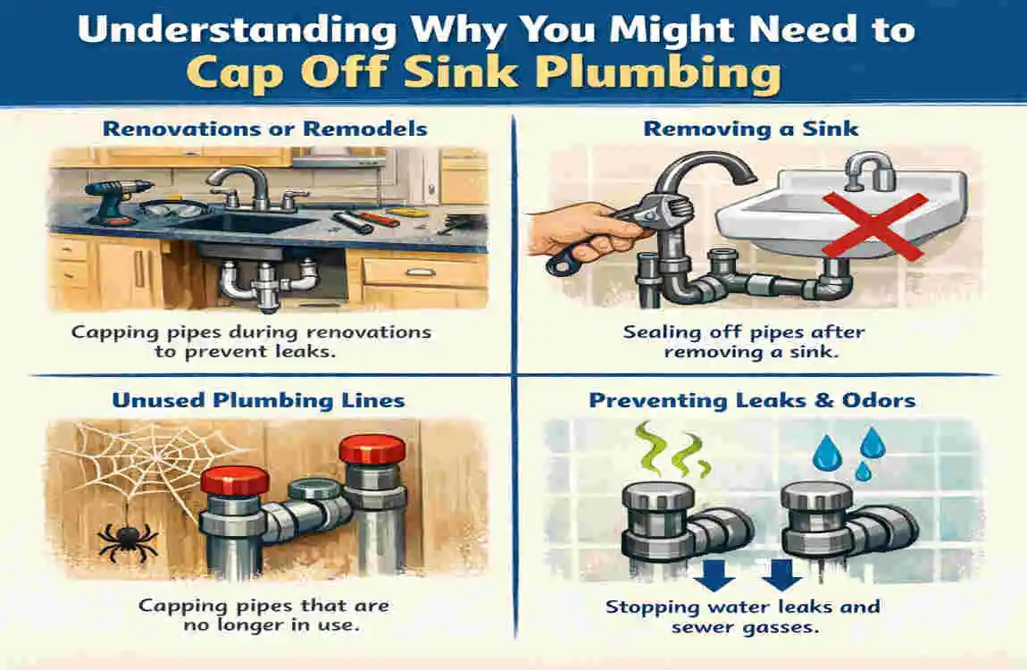 How to Cap Off Sink Plumbin