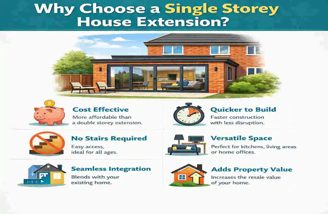 single storey house extension