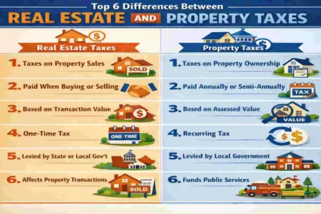are real estate taxes and property taxes the same