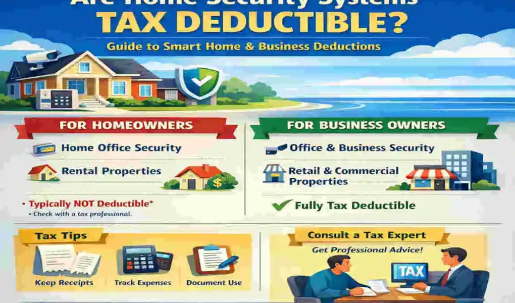 Are Home Security Systems Tax Deductible? Guide to Smart Home & Business Deductions