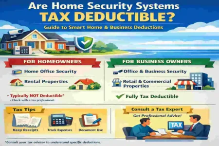 Are Home Security Systems Tax Deductible? Guide to Smart Home & Business Deductions