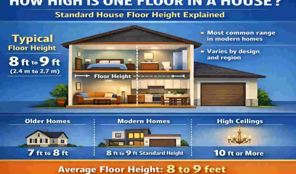 how high is one floor