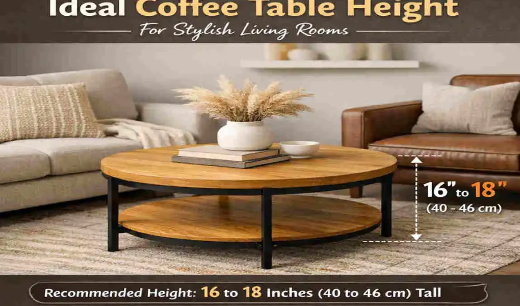 What is a good coffee table height?