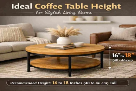 What is a good coffee table height?