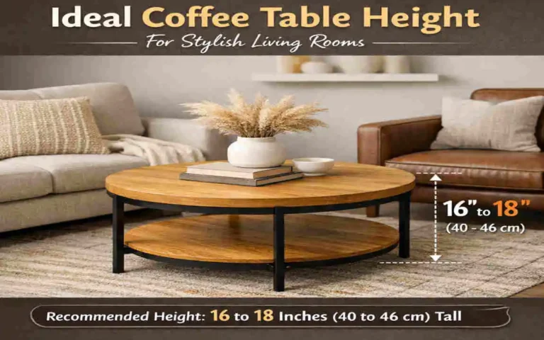 What is a good coffee table height?