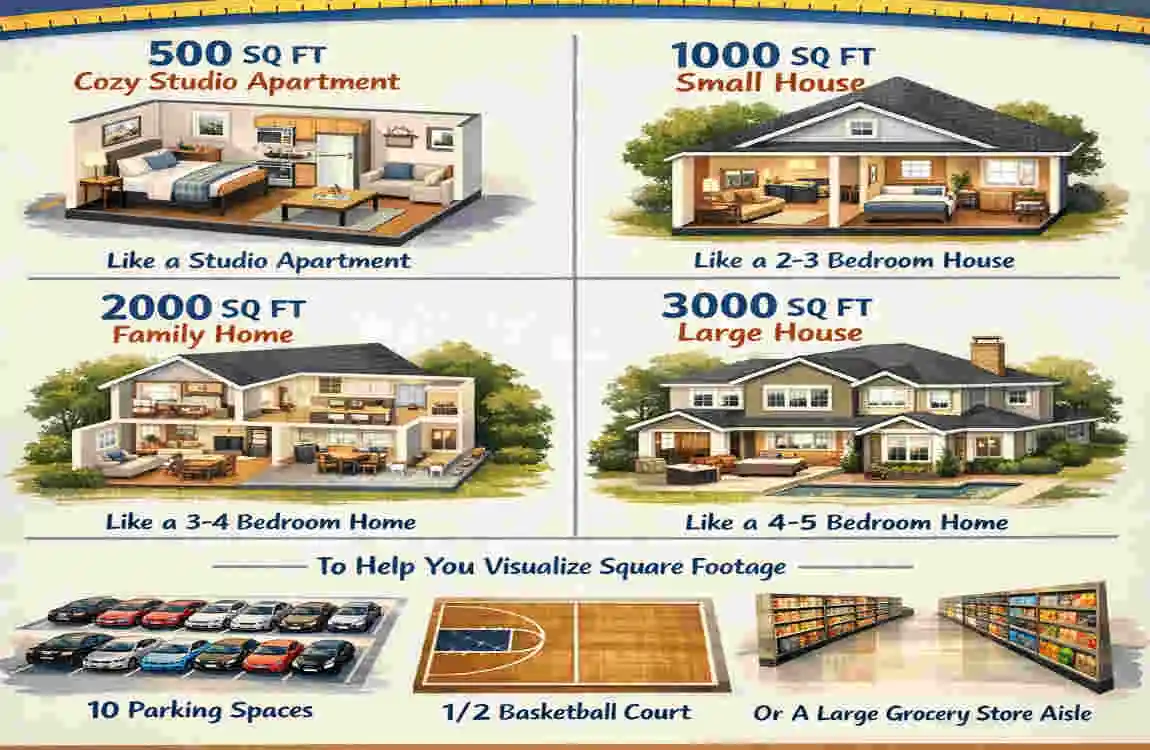 how big is square feet house