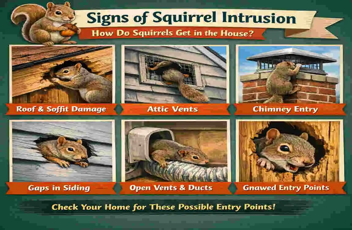 How Do Squirrels Get in the House Without You Noticing? 6 Common Gaps + Easy DIY Fixes