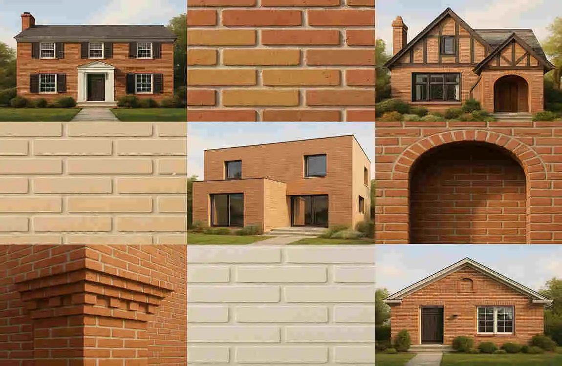 brick house roof color