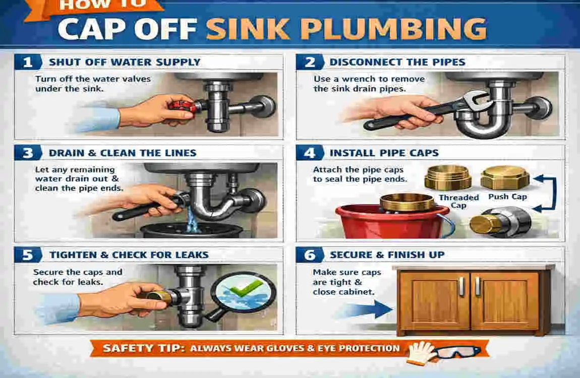 How to Cap Off Sink Plumbin