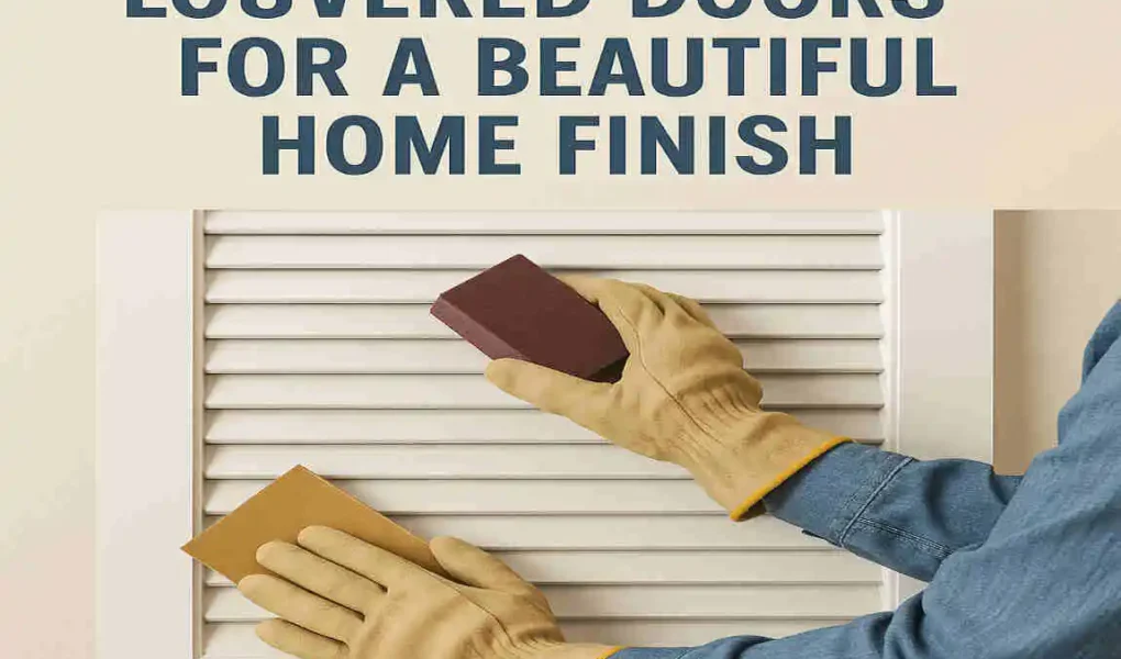 How to Sand Louvered Doors for a Beautiful Home Finish