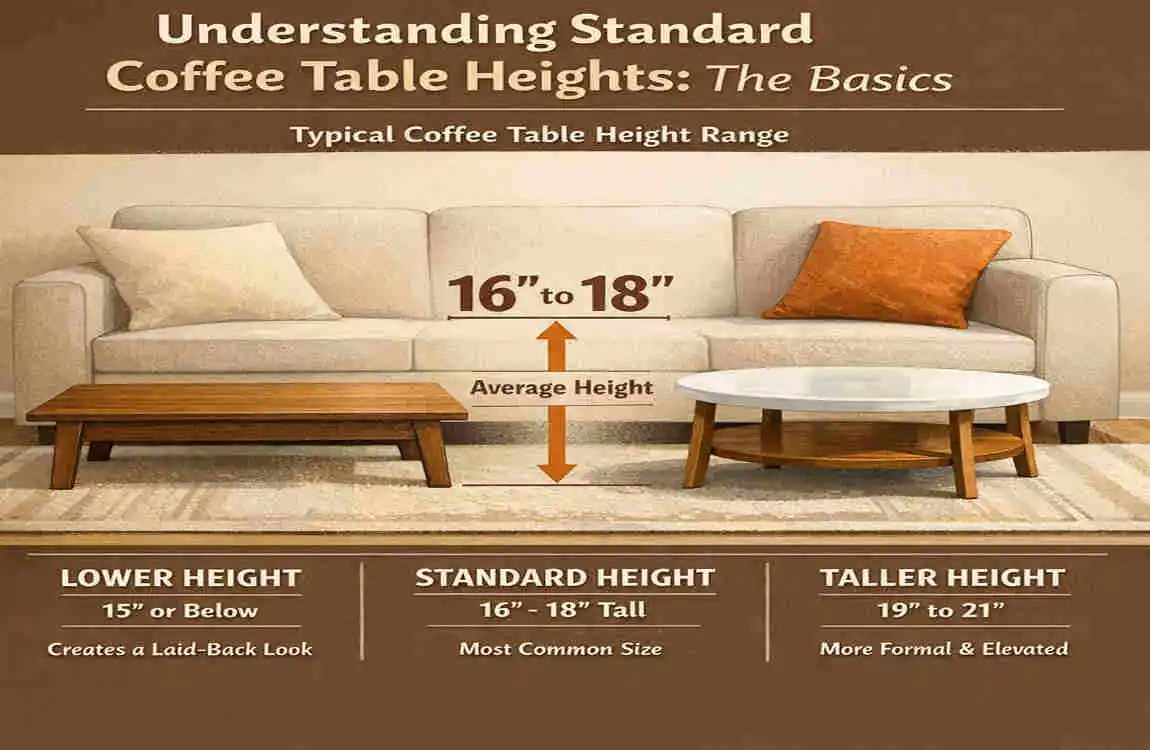 What is a good coffee table height?
