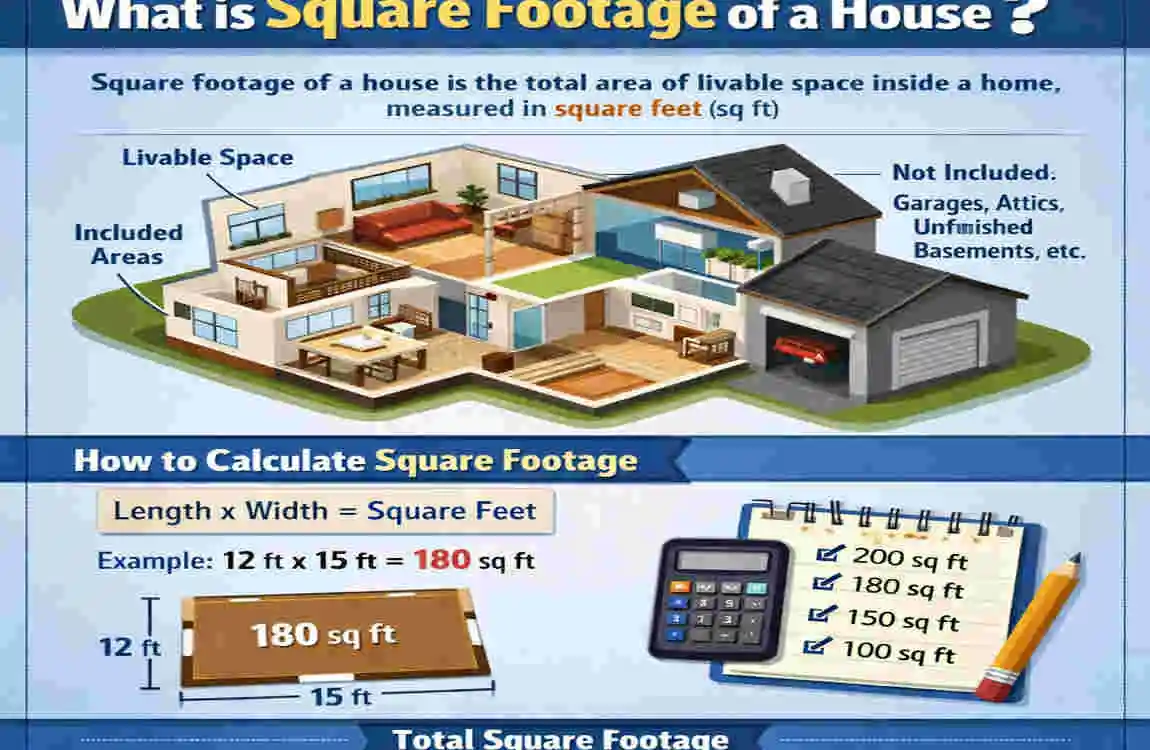 how big is square feet house
