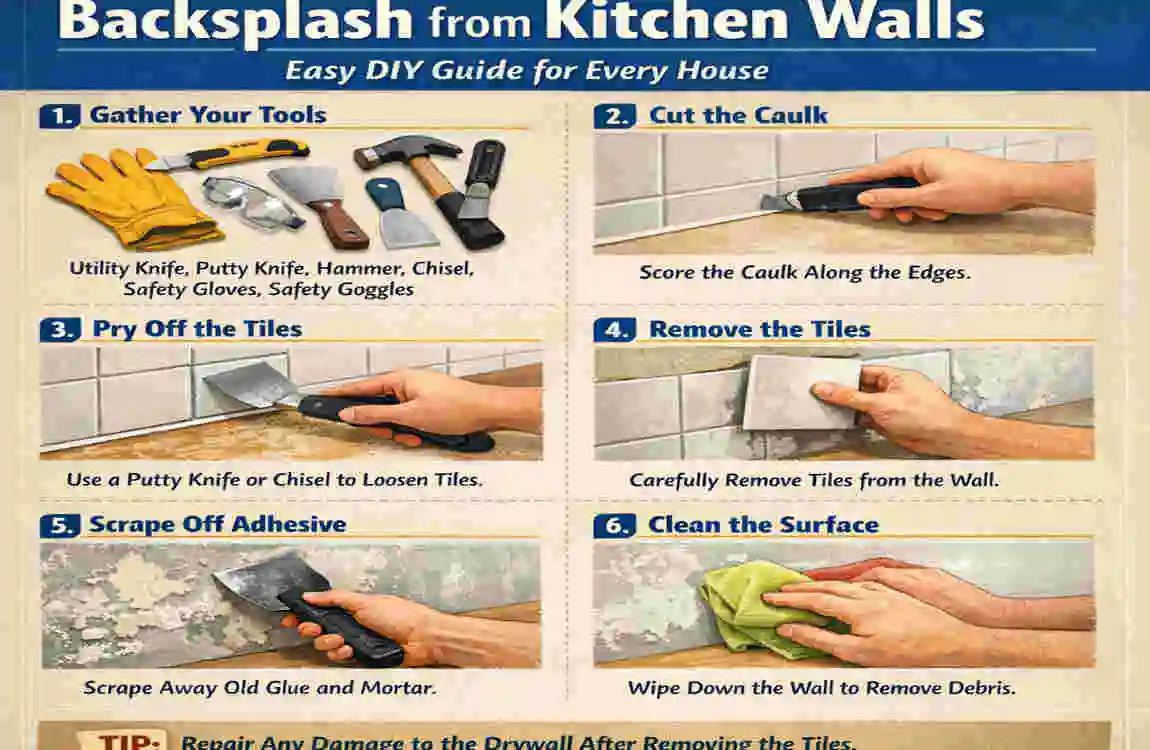How To Remove Back Splash