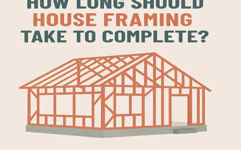 after framing how long to finish house