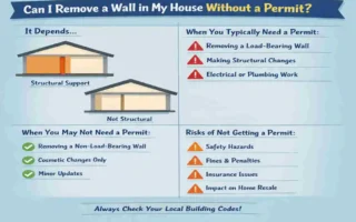 can i remove a wall in my house without a permit