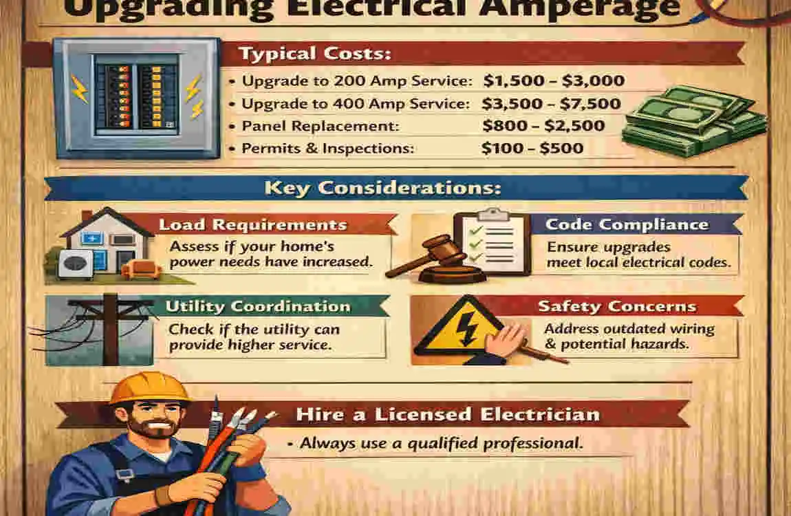 what is the average amperage of a house