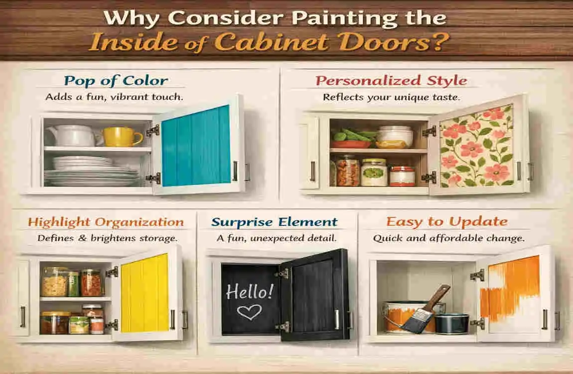 do you paint the inside of cabinets doors