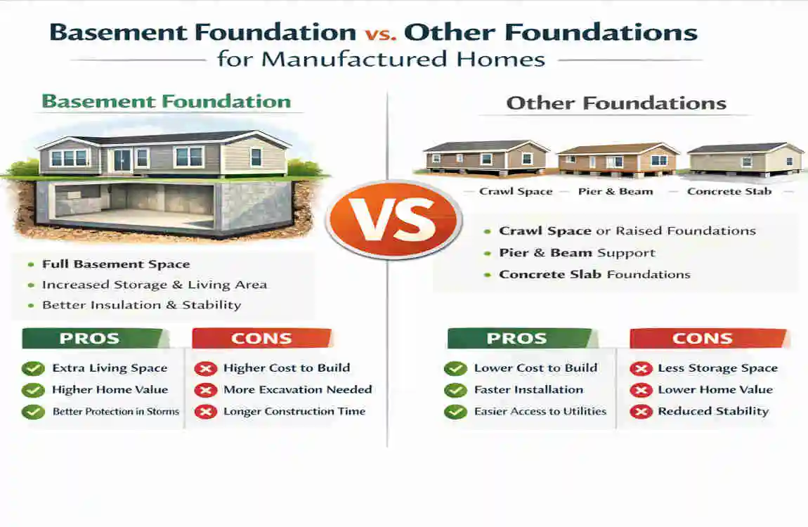 how much does it cost to put a basement under a manufactured home