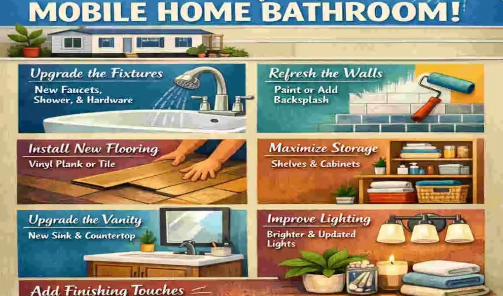 how to remodel a bathroom in a mobile home