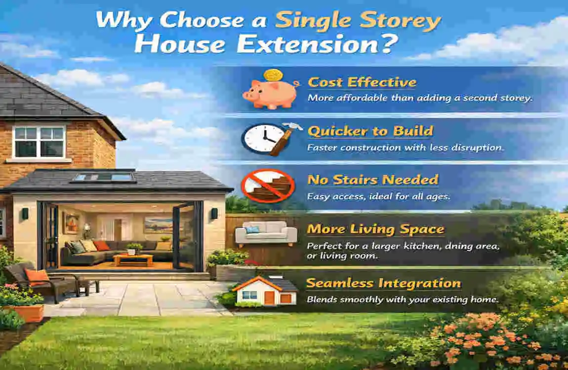 single storey house extension