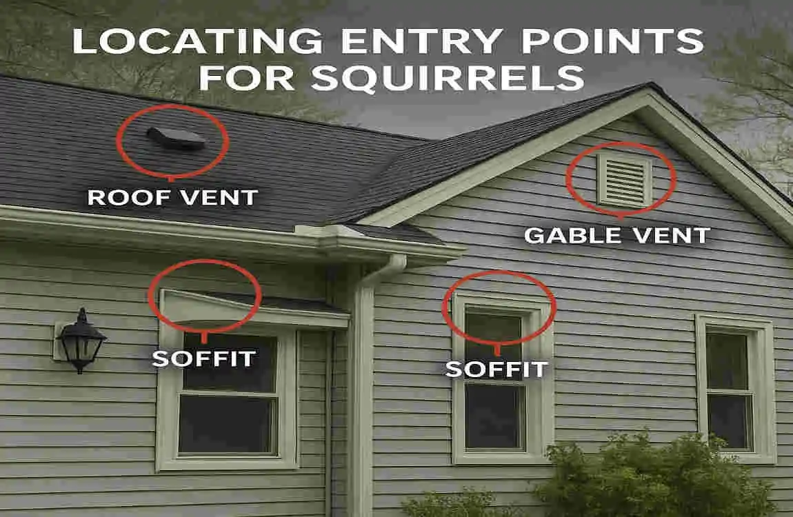 How to Identify Squirrel Entry Points in Your House