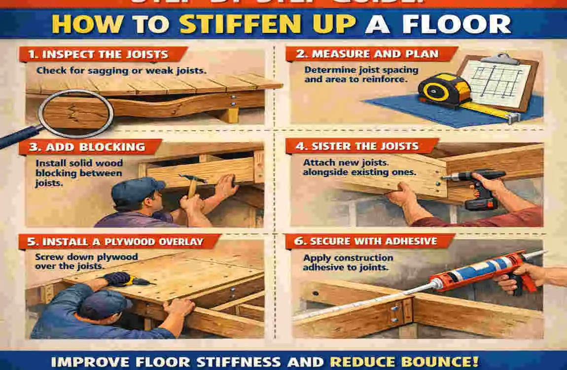 how to stiffen up a floor