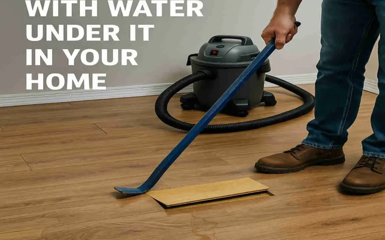 How to Dry Laminate Flooring with Water Under It in Your Home